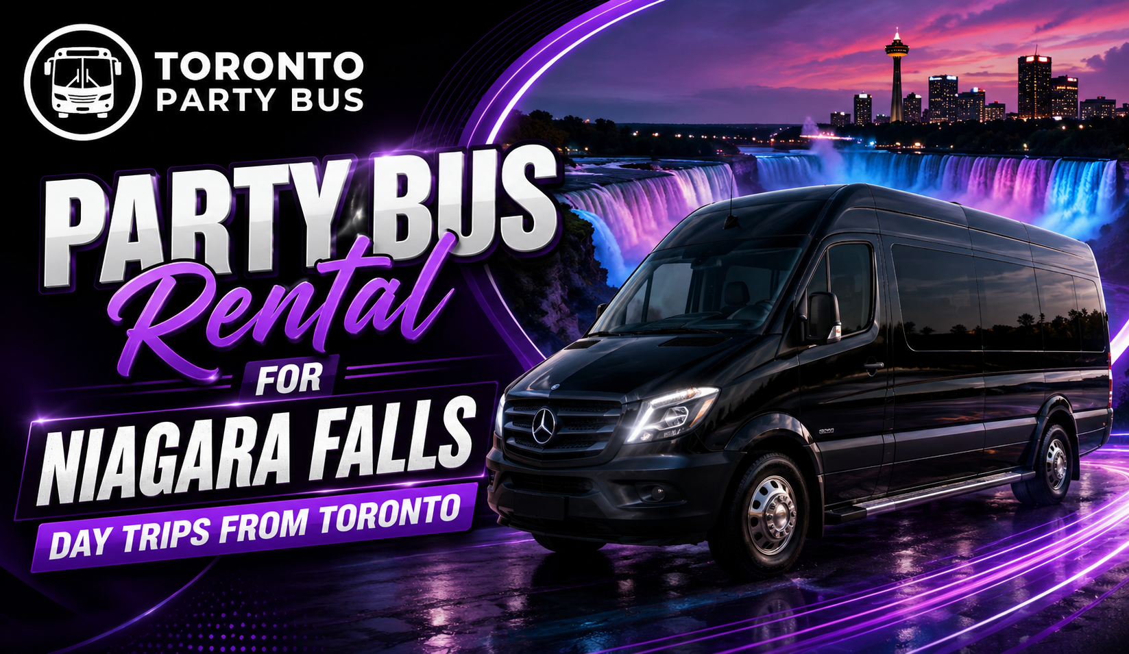 Toronto party bus to Niagara Falls